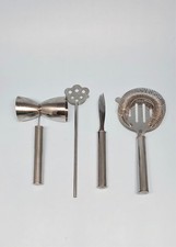 Stainless Steel Bar Tool Set 4 Piece Cocktail Set Bar Tools Stainless