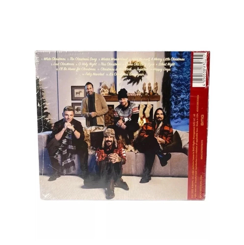 Backstreet Boys A Very Backstreet Christmas TARGET Exclusive CD + 2 Tracks NEW - Image 2 of 2