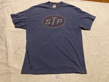 Vintage Style STP Logo T-Shirt XL Gas Oil Racing Tee Retro Mechanic Workwear
