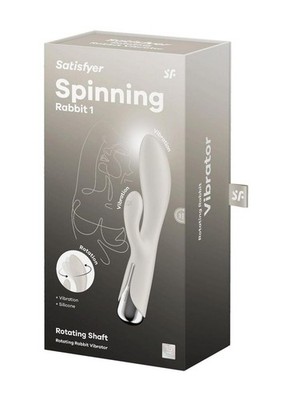 Satisfyer Spinning Rabbit 1 Rechargeable Silicone Rabbit Vibrator  Beige