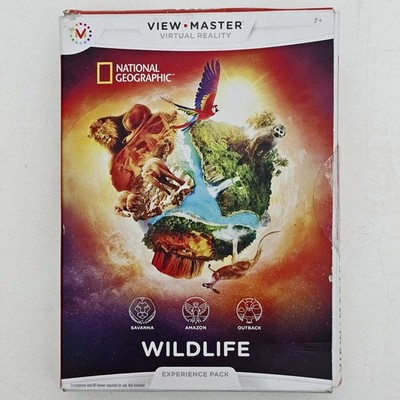 Mattel VIEW MASTER Experience Pack NATIONAL GEOGRAPHIC WILDLIFE Savanne Amazonas