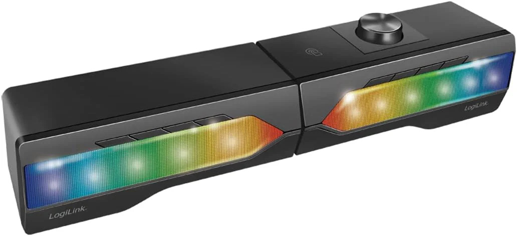 Sistema Audio Gaming 2-in-1: Soundbar e Speaker Bluetooth 5.0 RGB