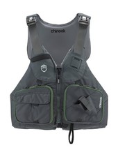 NRS Chinook Fishing Life Jacket for Fishing  Adult USCG Type III PFD  Mesh ...