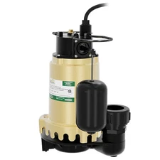 K2 Pumps Sump Pump 1/3 Hp Cast Iron With Snap Action Vertical Switch