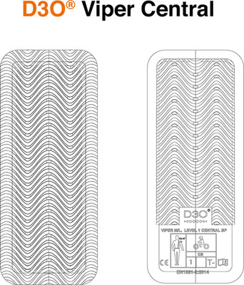 ICON Fits D3O? Viper Guard - Central Back - M/L 10988