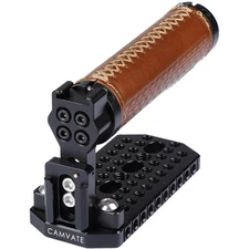 CAMVATE Leather Handle Grip Top Cheese Plate for Blackmagic Design URSA Mini Cam