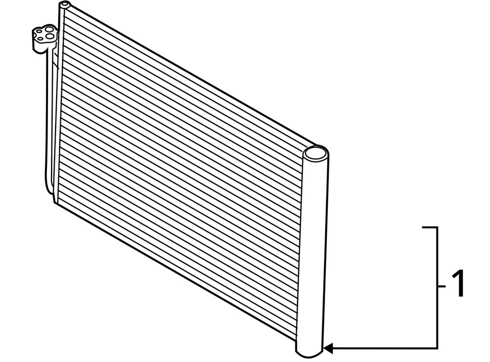 Condensador de CA para BMW 650i 635753 12-19 Foto 4 de 4