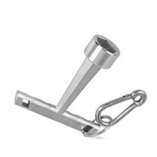 1Pcs New 13/16" Penta Curb Box Key Wrench for Meter Pit Lids Water Valve Shut