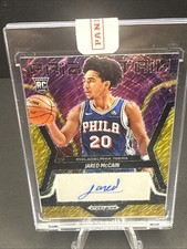 2024-25 Panini Prizm Black Prizmatrix Jared McCain FOTL Gold Shimmer /10 SEALED