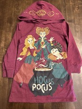 Hocus Pocus Girls Dress Shirt XS 4-5 Disney Witch Halloween Spooky School