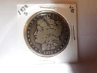 1878 S Morgan Silver Dollar, 90% Silver, Very Good Condition, San Francisco Mint