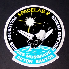 NASA - Spacelab 2 Mission - Sticker - 4 "