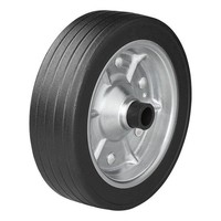 Ersatzrad FüR StüTzrad Mit Metall-Felge Und Vollgummi-Reifen 220X65 Mm 300 Kg