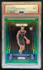 2023-24 Panini Prizm Victor Wembanyama RC Prizm Green Rookie #136 Spurs PSA 9