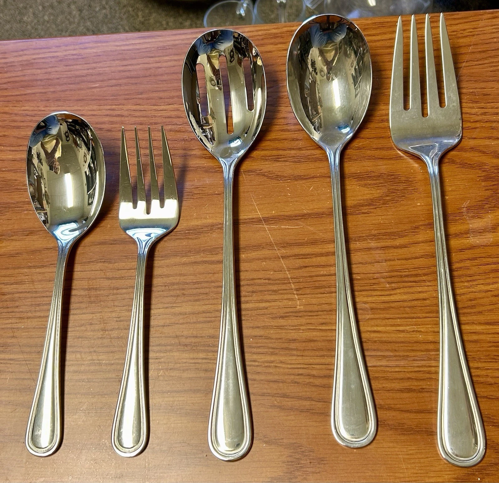 Update REGENCY 18/8 Stainless Flatware-5 pce serving set-Perfect-new