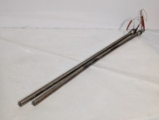 Unbranded cartridge heaters 40.5 and 41in, 3/4in dia, SS, NPT glands, two wires
