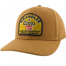 Coors X Wrangler American Originals Inside Artwork Adjustable Hat Brown
