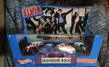 2008 Hot Wheels Target Exclusive Elvis Presley Drive-In Jailhouse Rock-4 Car Set