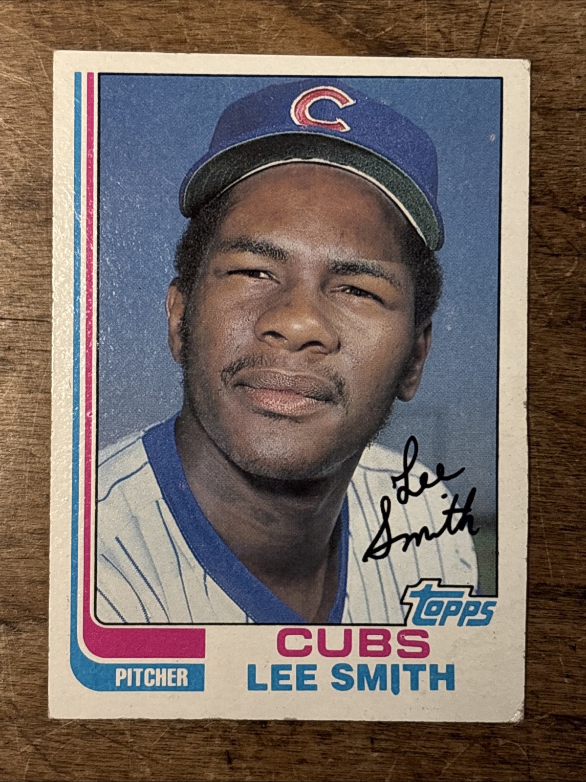 (B) 1982 Topps - Lee Smith #452 (RC) Hall of Fame HOF Rookie Chicago Cubs