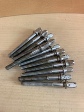 STAR Hoshino 1.75 TENSION ROD Lot of 12 Drum Parts 60s 70s Vtg 5mm Skinny Thread