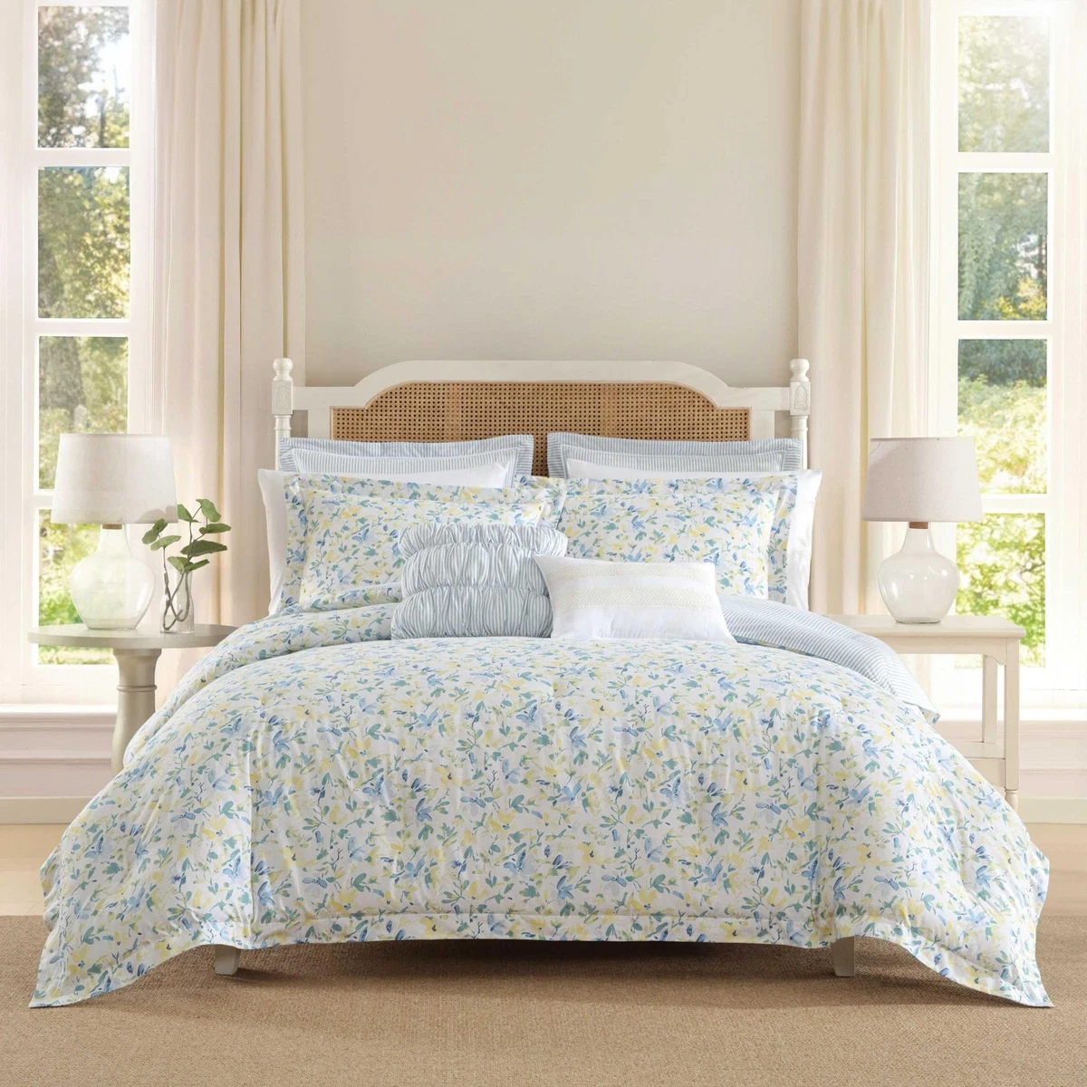 Laura Ashley Yellow Comforters & Sets for sale | eBay