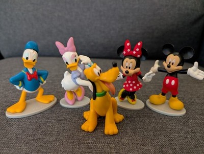Lot Of 5 Disney Just Play Figures Mickey Minnie Donald Daisy Pluto Cake Toppers
