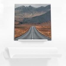 Floating Record Shelf   Modern Wall Mounted Vinyl Display for LP Albums, White