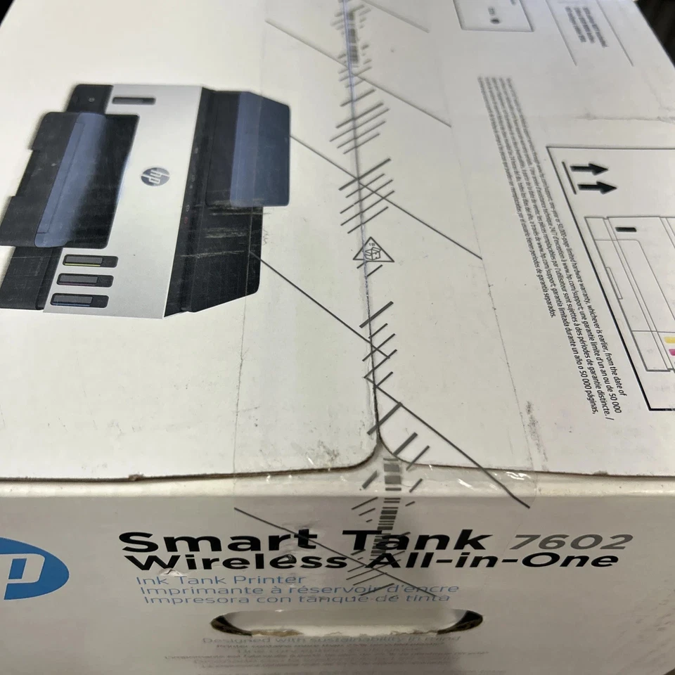 HP Smart Tank 7602 All-in-One Color InkJet Printer Mobile Print Copy Scan NEW - Image 3 of 4