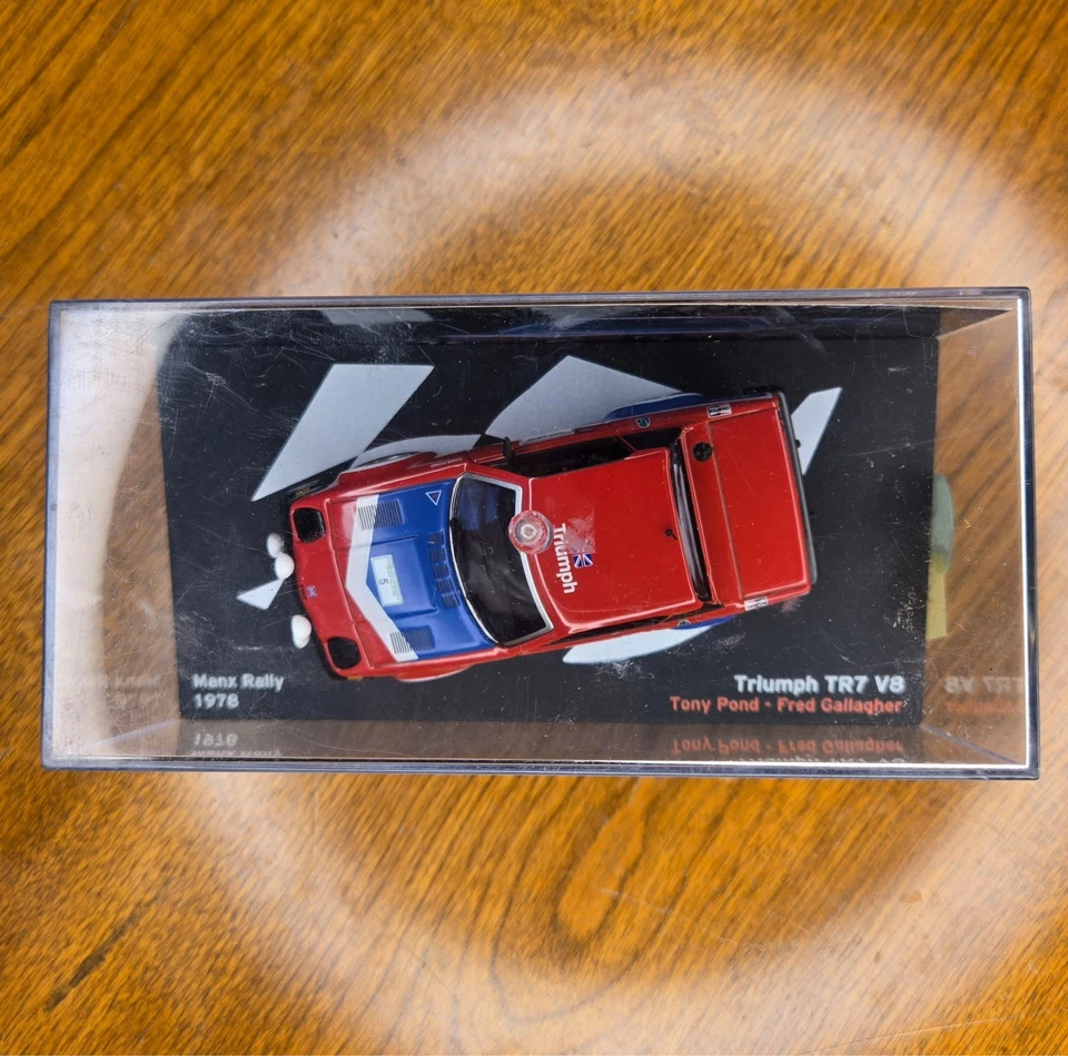 Diagostini 1/43 Triumph TR7 V8 Rally 1978 Car Model Collectible, Excellent Cond - Image 2 of 3