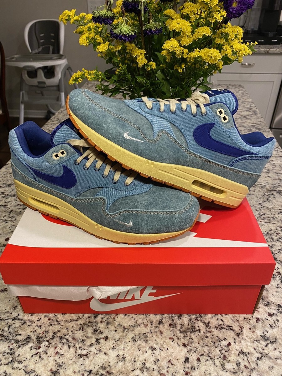 靴 Nike Air Max 1 PRM \"Dirty Denim\" 30cm Amazon.com | Nike Men's Air Max 1 PRM Dirty Denim shoes