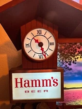 REPLACEMENT CLOCK FACE KIT Hamm's Beer Sign Dusk to Dawn Sunrise Sunset