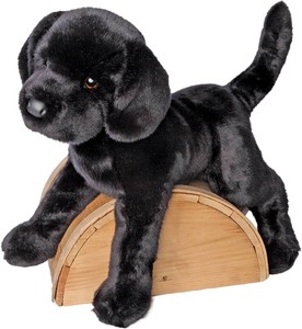 black lab stuffed toy