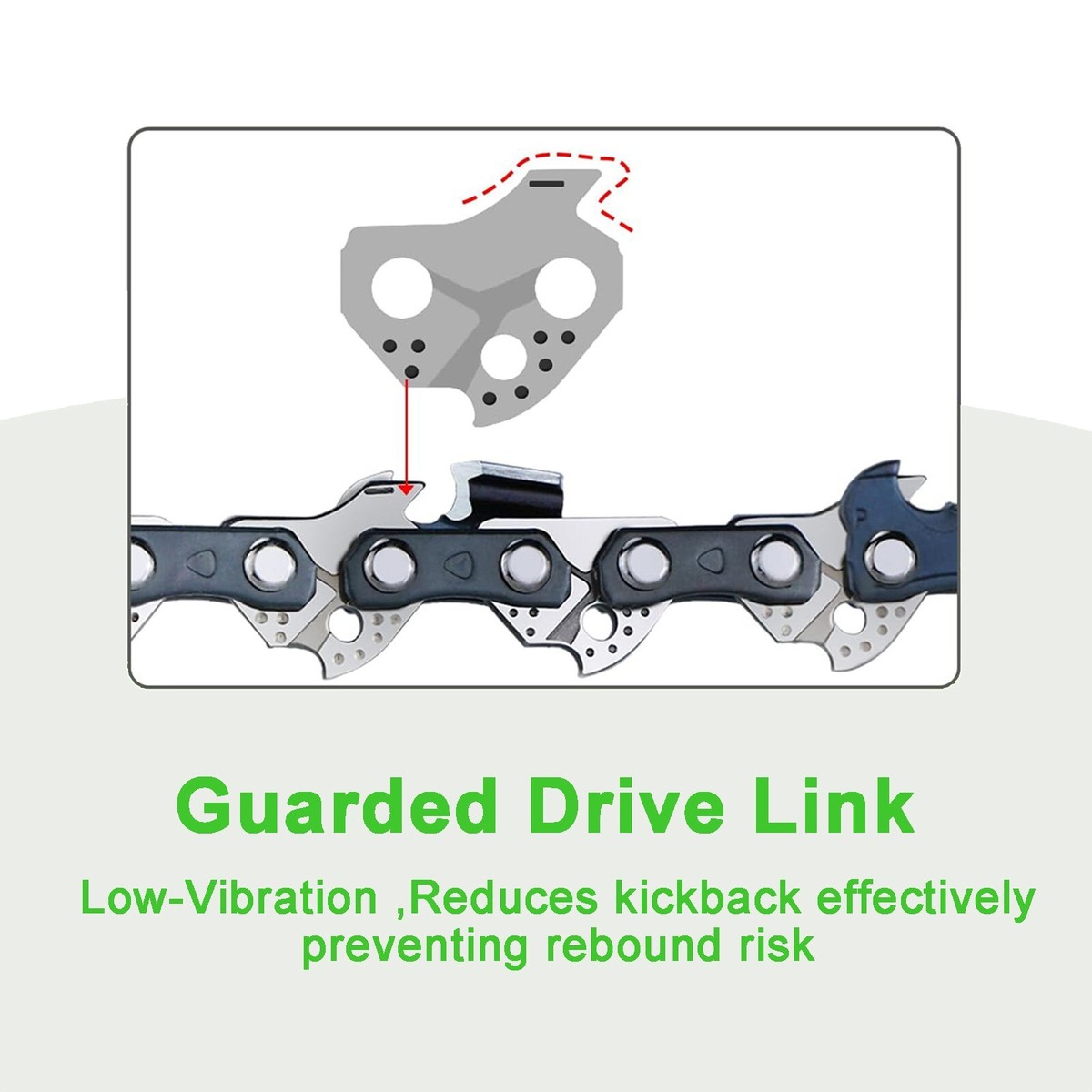 Catena .050 Calibro Catena Motosega Oregon SpeedCut - Passo .325, Calibro . 050, 64 Maglie Per Barra 38 Cm Motosega Husqvarna - Foto 8