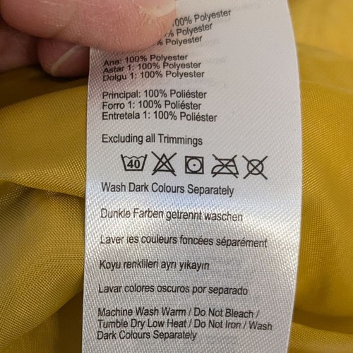 Joules 2021 Mustard Antique Gold Minx Equestrian Preppy Puffer Vest Size 12 - Picture 8 of 8
