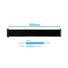 Lian-Li 600mm PCI-e 4.0 Riser Cable Black- PW-PCI-4-60X