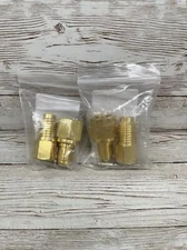 2 Sets Aupoko R12 & R22 Adapter for Tank Vacuum Pump Injector 2 sizes