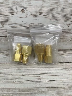 2 Sets Aupoko R12 & R22 Adapter for Tank Vacuum Pump Injector 2 sizes