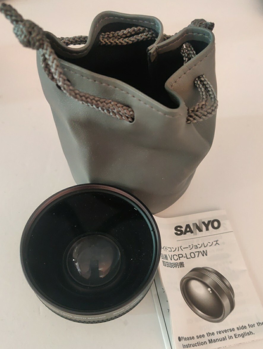 Sanyo Xacti For Zacti .07x Wide Conversion Lens With Macro | eBay