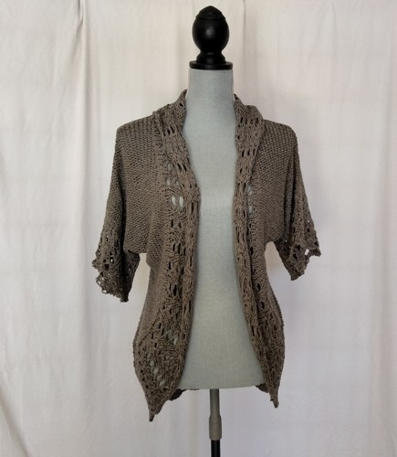 Venue open Cacoon Cardigan Taupe, M