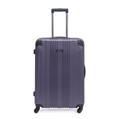 Bounds Lightweight Hardshell 4-Wheel Spinner Luggage, Smokey Purple, 28'' Checked