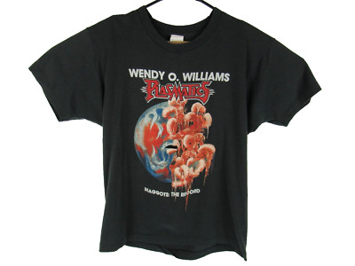 Vintage 1987 Plasmatics Maggots The Tour T-Shirt Wendy O Williams Large Rebel