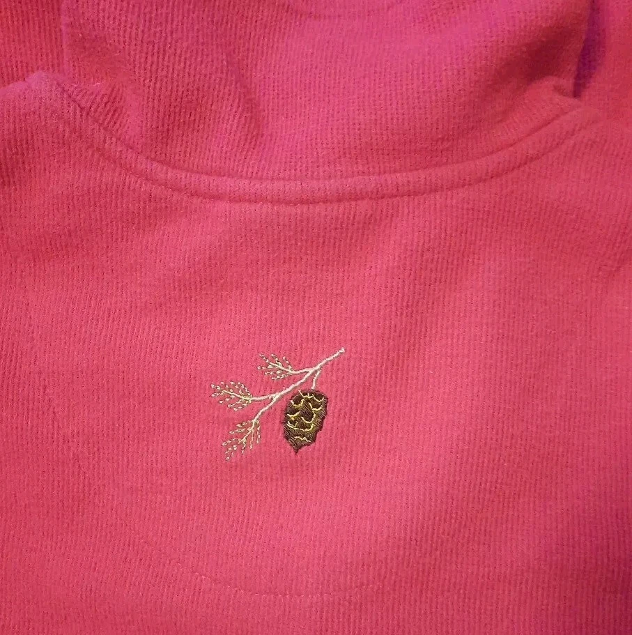 Suéter Pullover Breckenridge 1/4 Cremallera Cuello Cardinal Rama de Pino Rojo Mujeres En muy buena condición Foto 4 de 4