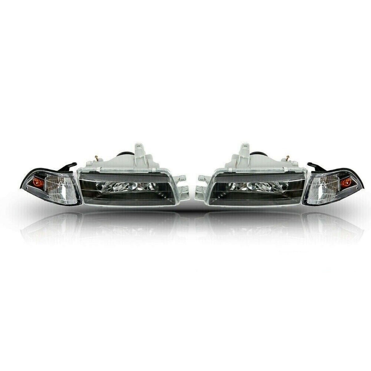 For 1988-1992 Toyota Corolla Sedan E90-EE90-AE92 Headlights+