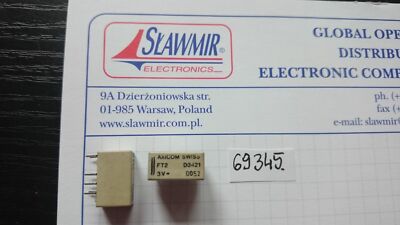 Axicom Swiss FT2 12V D3406 Relais – 1 Stück, NOS (New Old Stock), Neu Aus Lagerauflösung