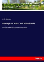 BeiträGe Zur Volks- Und VöLkerkunde | Buch | 9783743398054