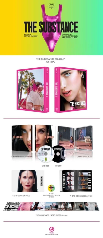 THE SUBSTANCE 4K Blu-ray Steelbook TheOn KimchiDVD #44 One Click Box - Image 3 of 4