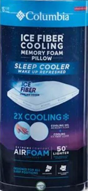 ice fiber cooling pillow