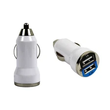 2X Dual Port USB Car Chargers with 2.1A /1A Output for iPhone and Android phones