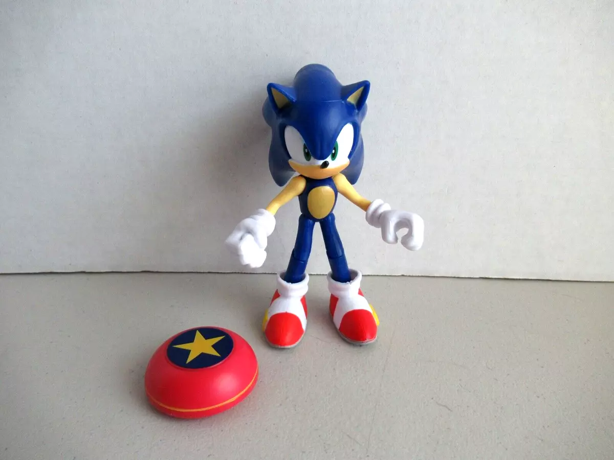 Sonic The Hedgehog - Modern Sonic with Star Spring - 4 Inch Action Figure 