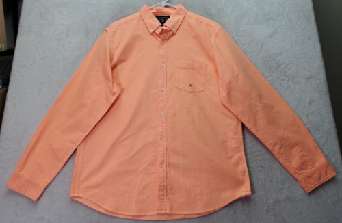Koszulka męska American Eagle Outfitter XL pomarańczowa bawełna slim fit kołnierz guzik - Zdjęcie 1 z 9